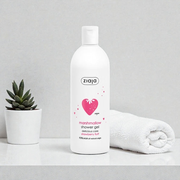 Gel douche crémeux au marshmalow