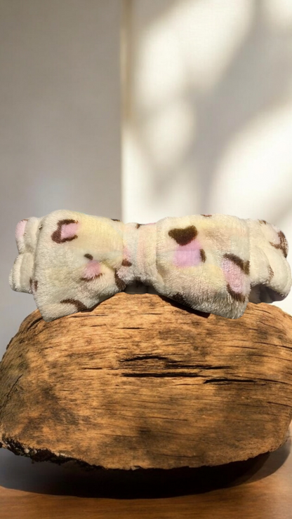 Bandeau multi-usages skincare léopard