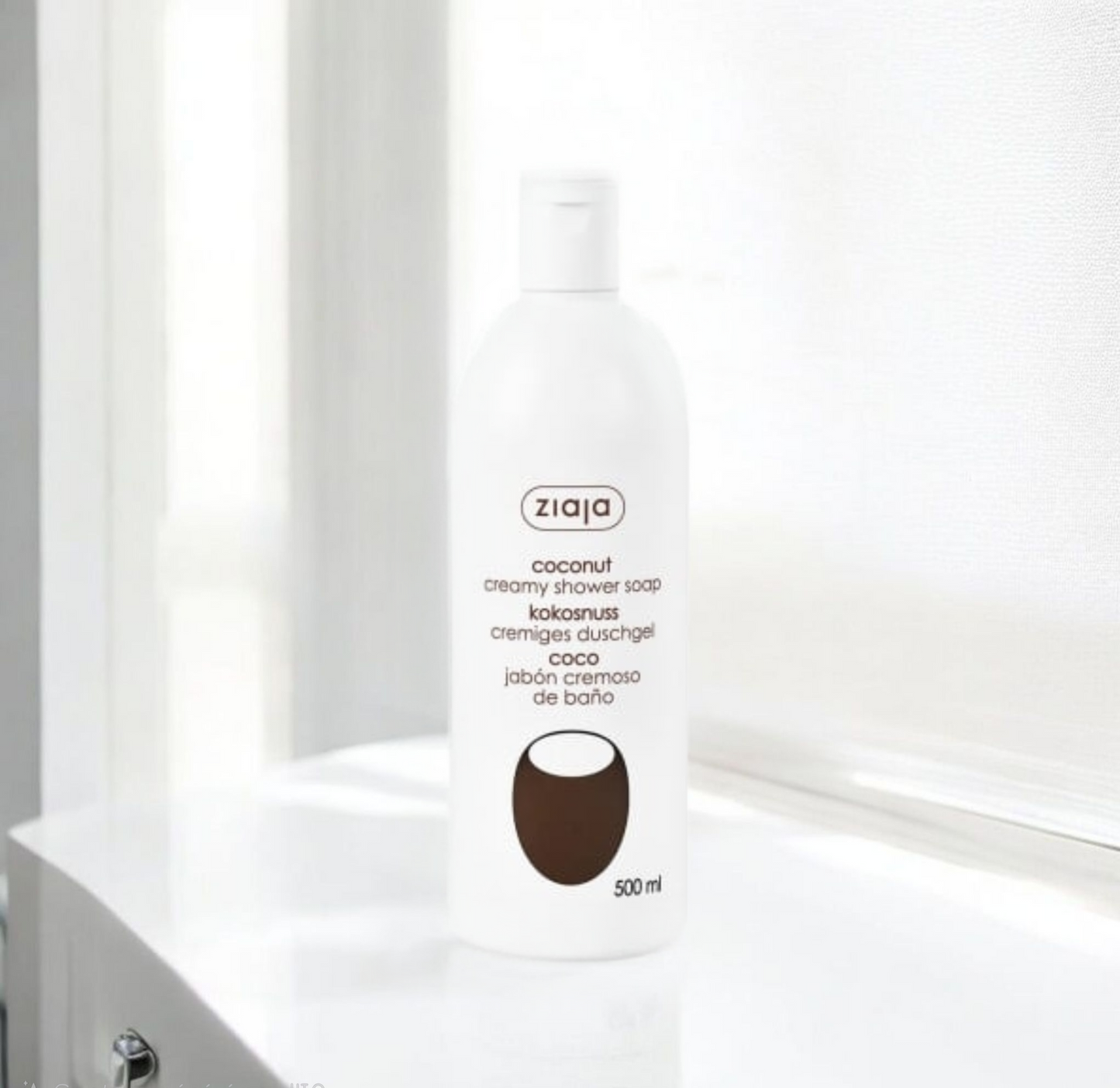 Crème de douche hydratante à la noix de coco