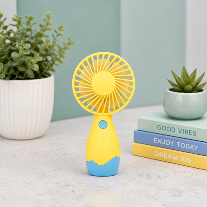 Ventilateur portable rechargeable USB – Pastel mat