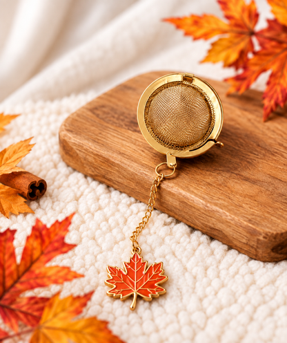 Mug automne avec passoire à thé
