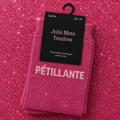 Chaussettes à paillettes - Jolis mots tendres