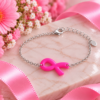 Bracelet octobre rose 🎀