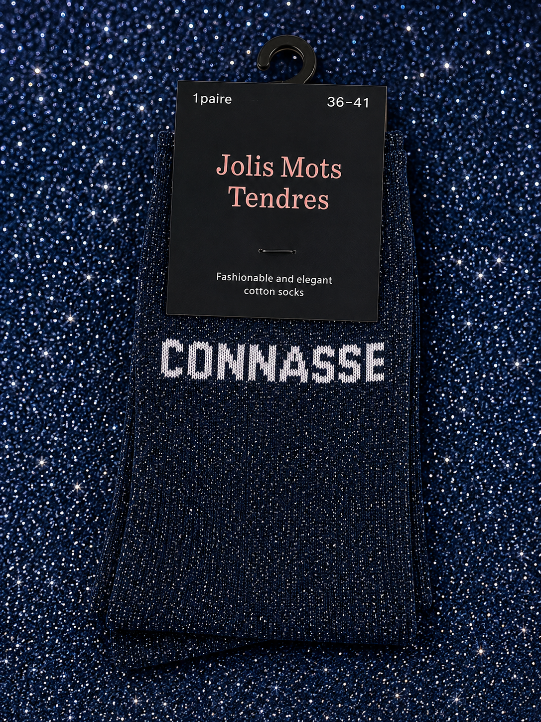 Chaussettes à paillettes - Jolis mots tendres
