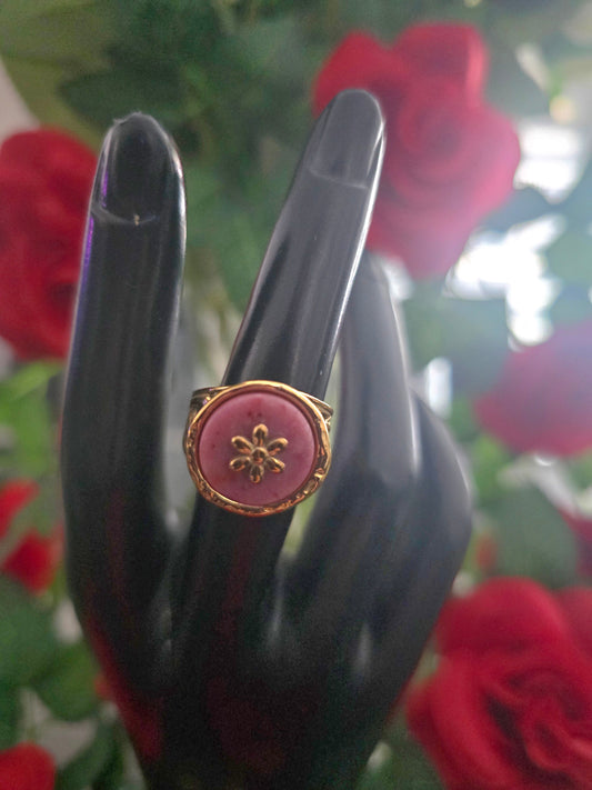 Bague Amandine rose