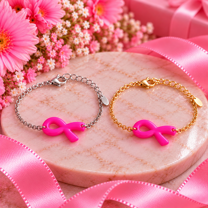 Bracelet octobre rose 🎀