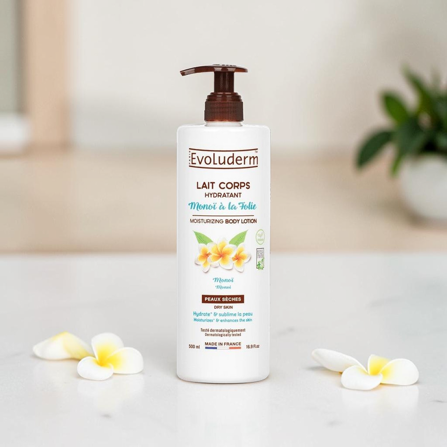 Lait pour le corps hydratant monoï