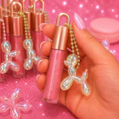 Gloss liquide iridescent – Format porte-clés