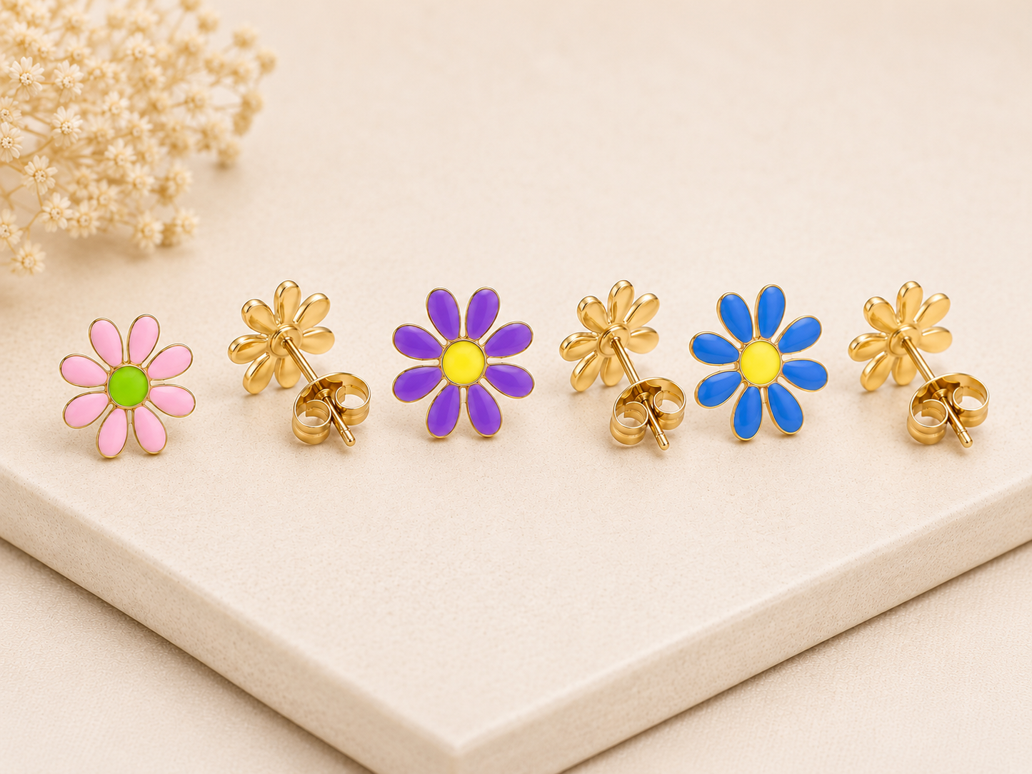 Boucles d'oreilles Flora