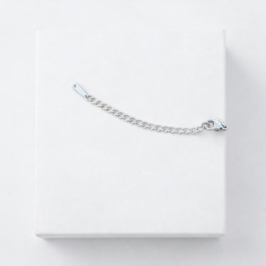 Rallonge de chaînes avec fermoirs en acier inoxydable