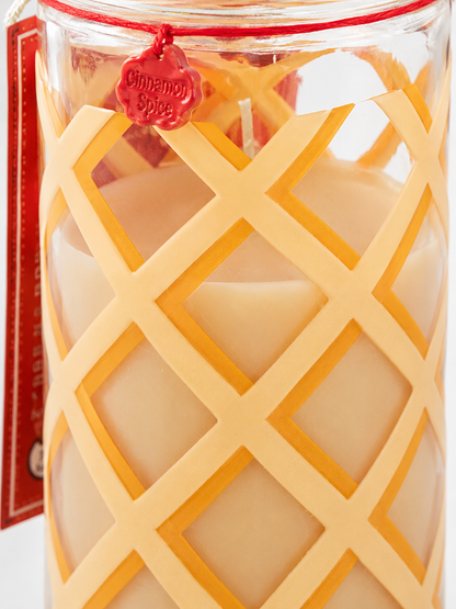 Bougie parfumée gaufre au caramel