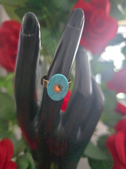 Bague Victoria bleue