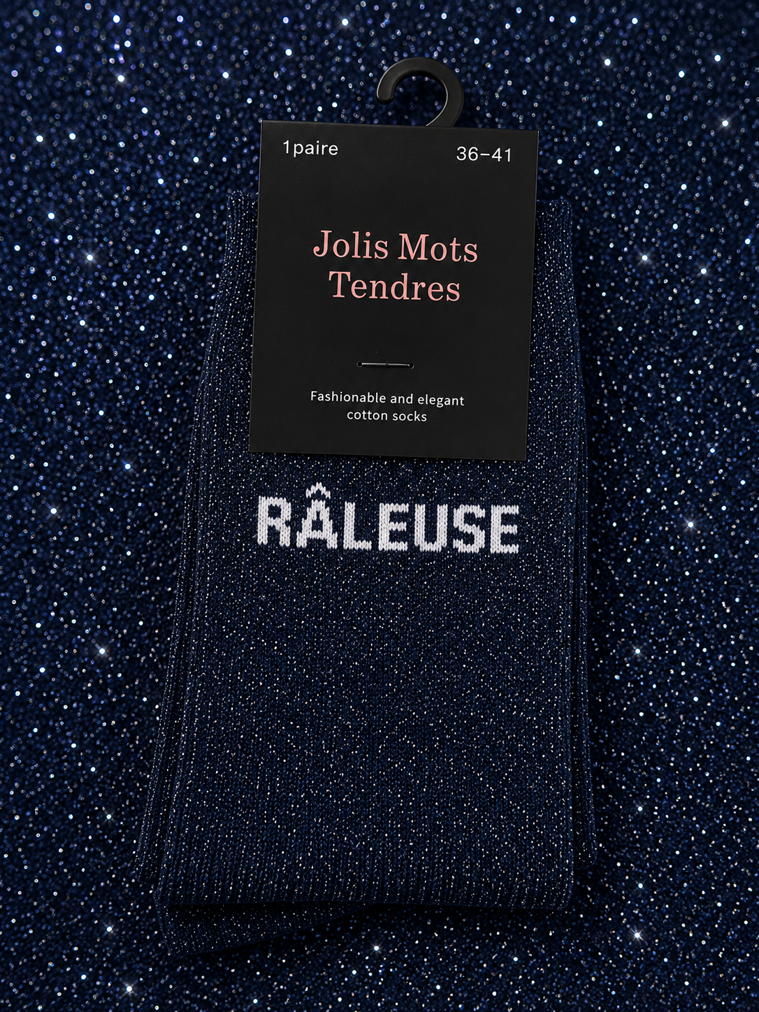 Chaussettes à paillettes - Jolis mots tendres