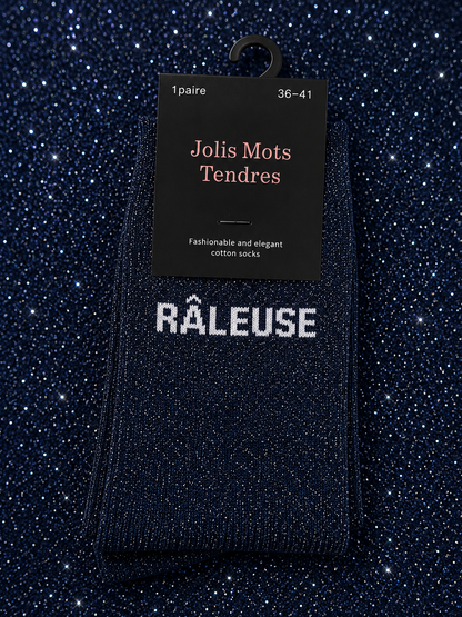 Chaussettes à paillettes - Jolis mots tendres