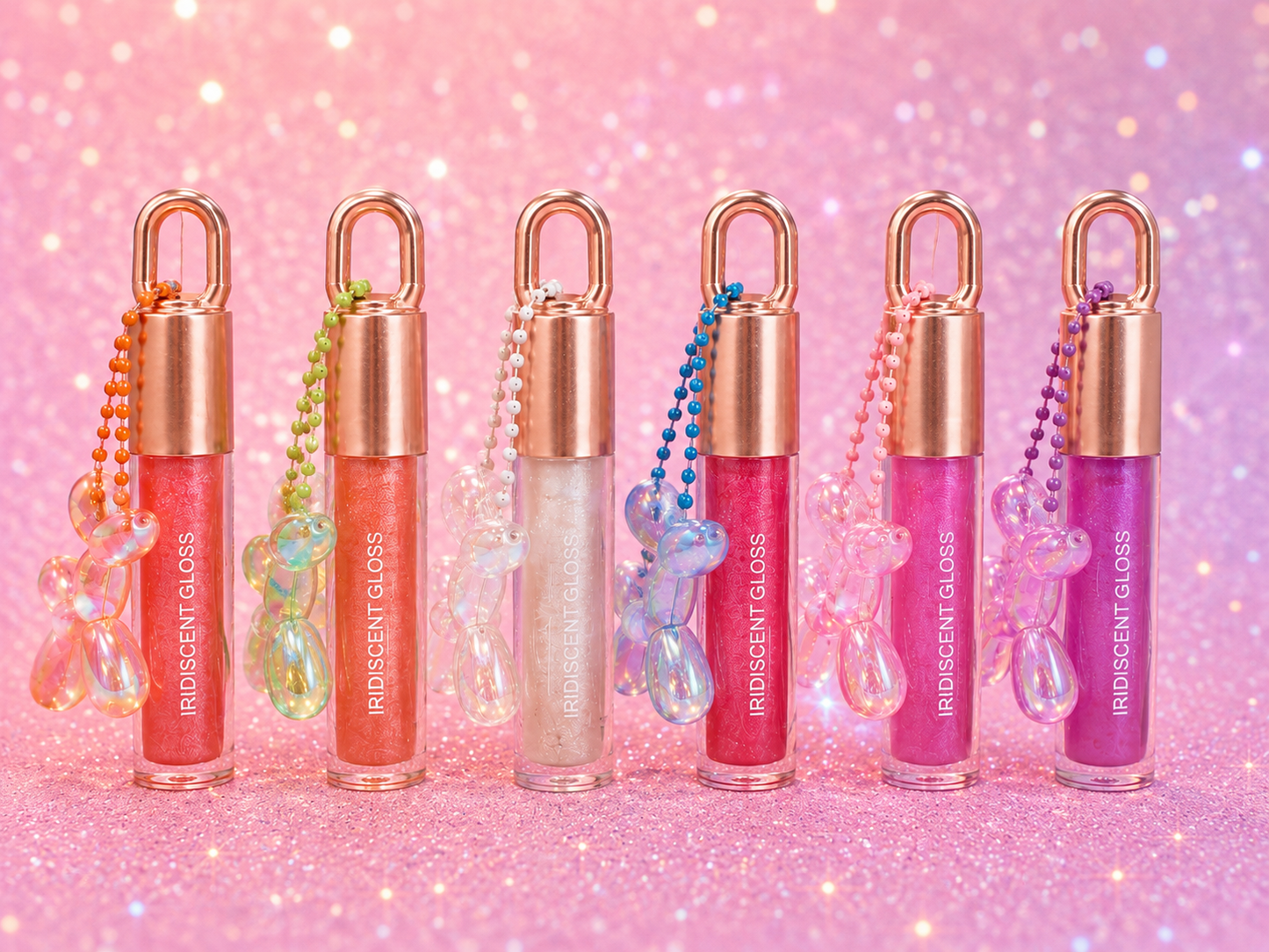 Gloss liquide iridescent – Format porte-clés