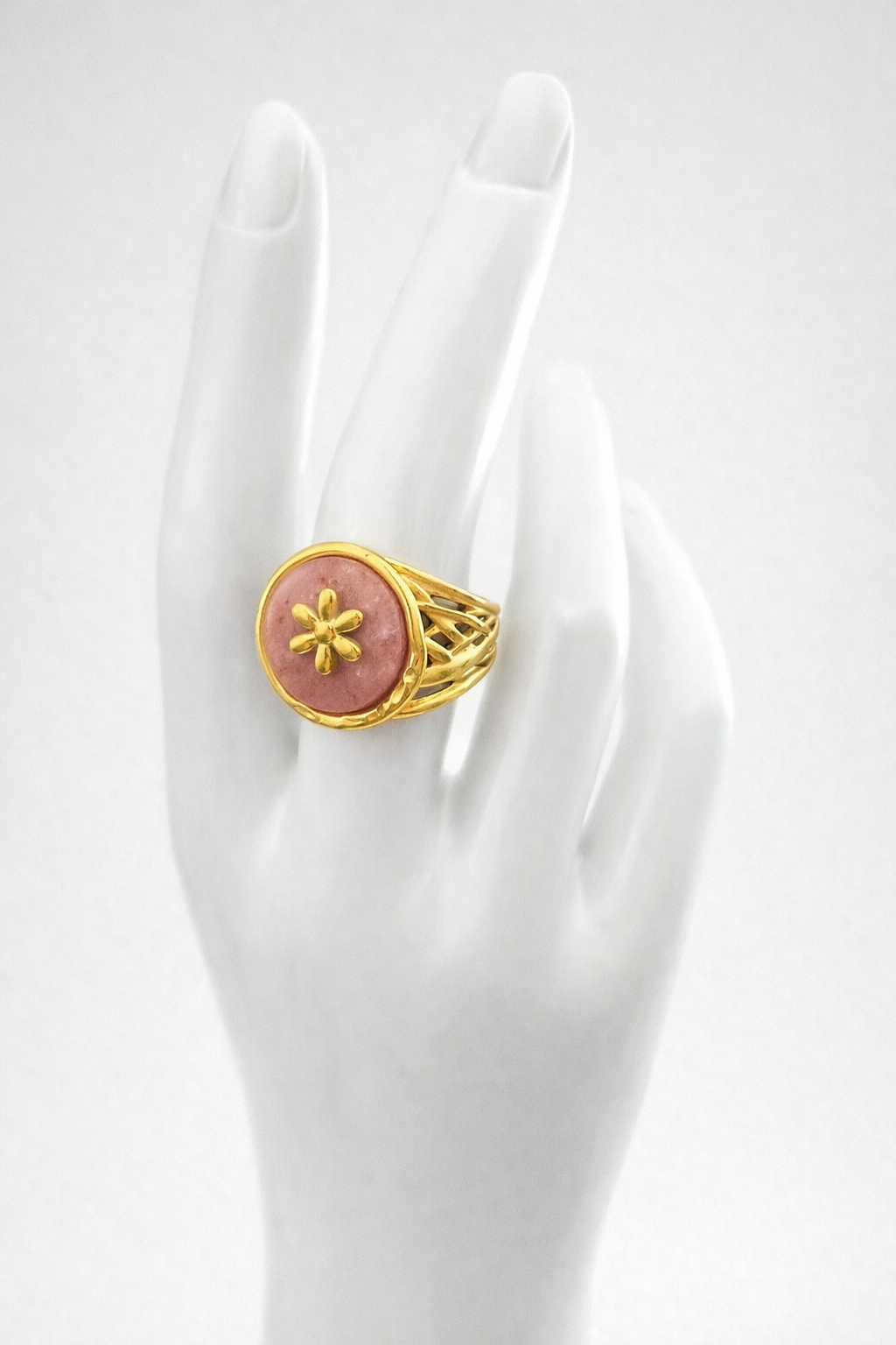 Bague Amandine rose