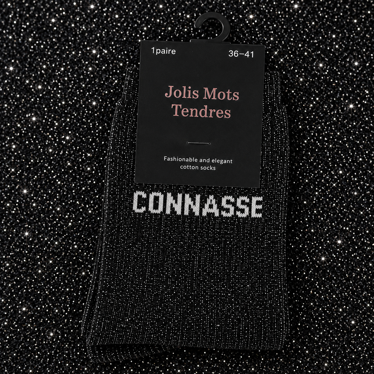 Chaussettes à paillettes - Jolis mots tendres