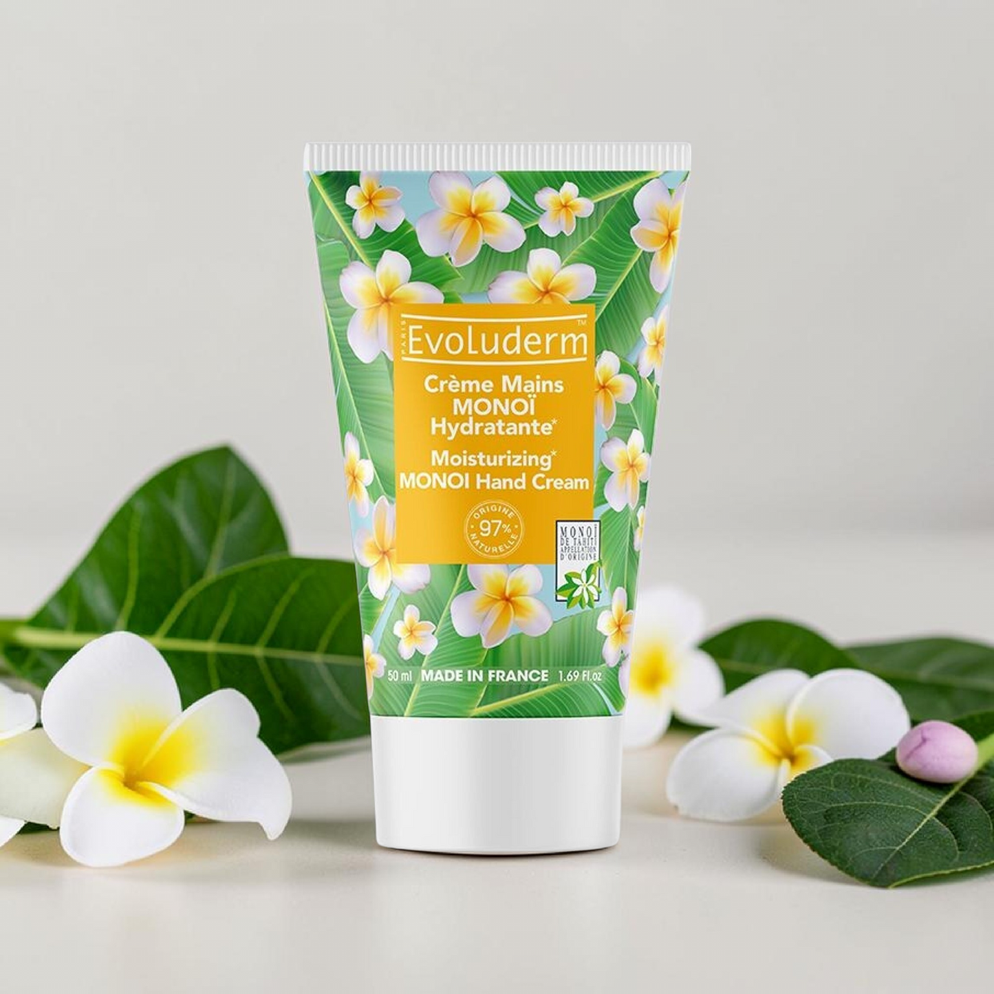 Crème pour les mains monoï