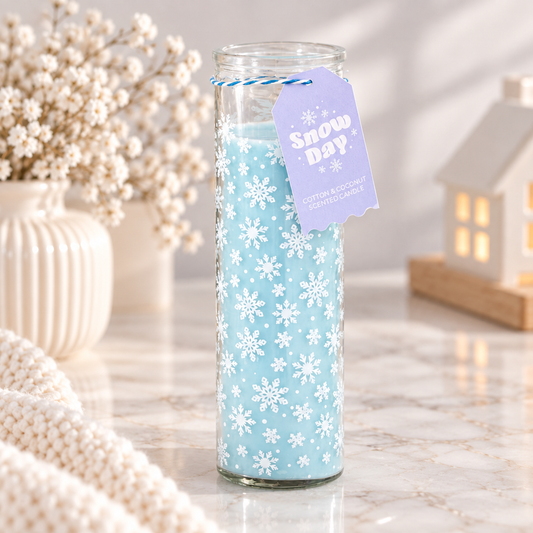 Bougie parfumée au coton - Snow Day
