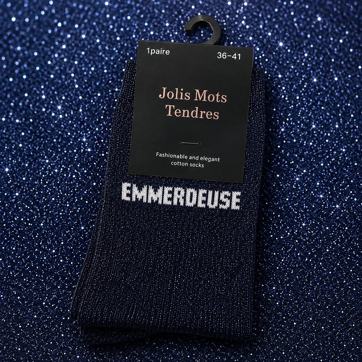 Chaussettes à paillettes - Jolis mots tendres