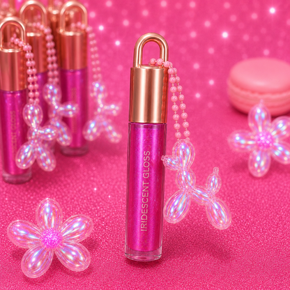 Gloss liquide iridescent – Format porte-clés