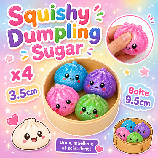 Squishy Dumpling Sugar X4