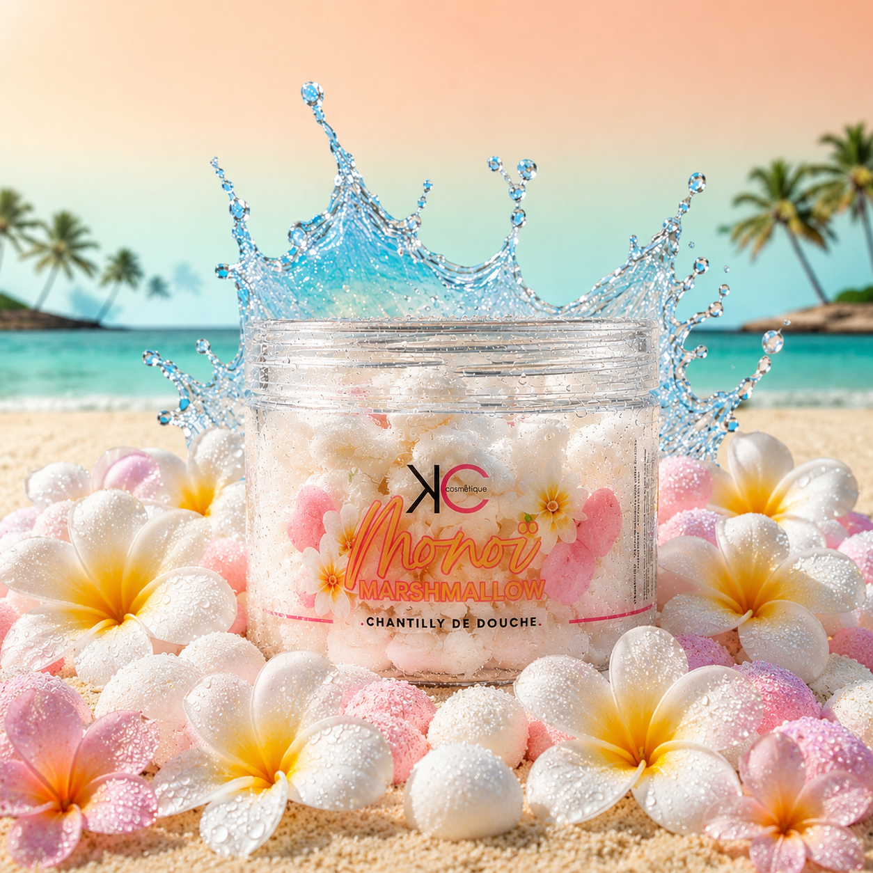 PRÉCOMMANDE - Chantilly de douche et de bain monoï marshmallow