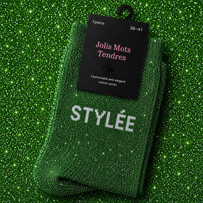 Chaussettes à paillettes - Jolis mots tendres