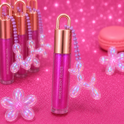 Gloss liquide iridescent – Format porte-clés