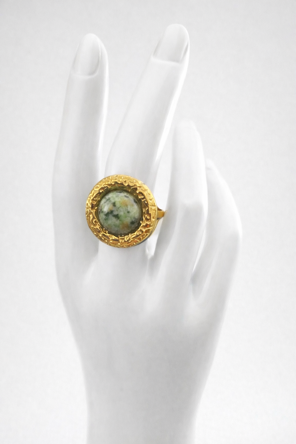 Bague Gabrielle verte