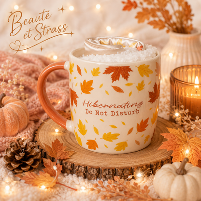 Coffret cocooning mug, chaussettes et masque de sommeil
