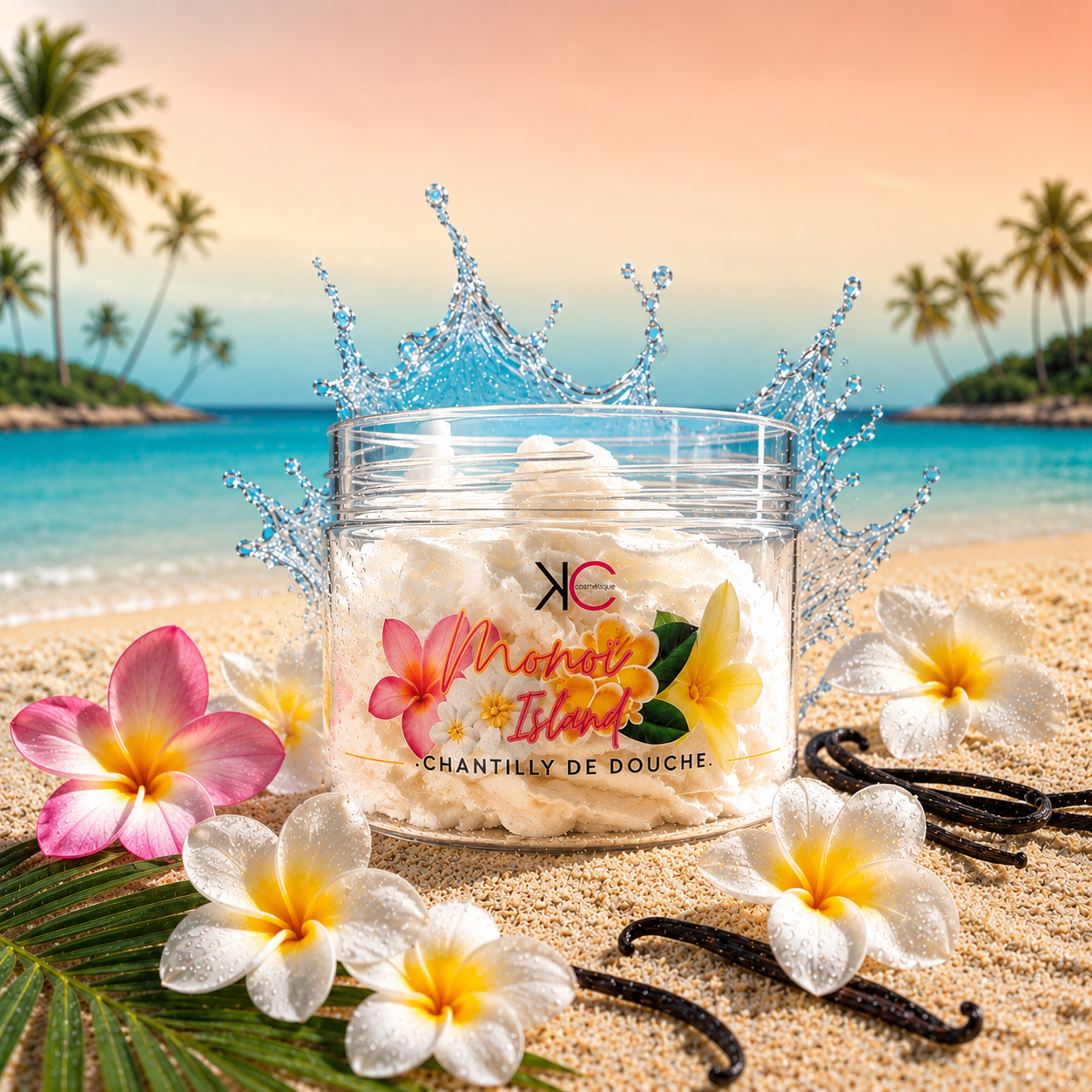 Chantilly de douche et de bain monoï Island (pure)