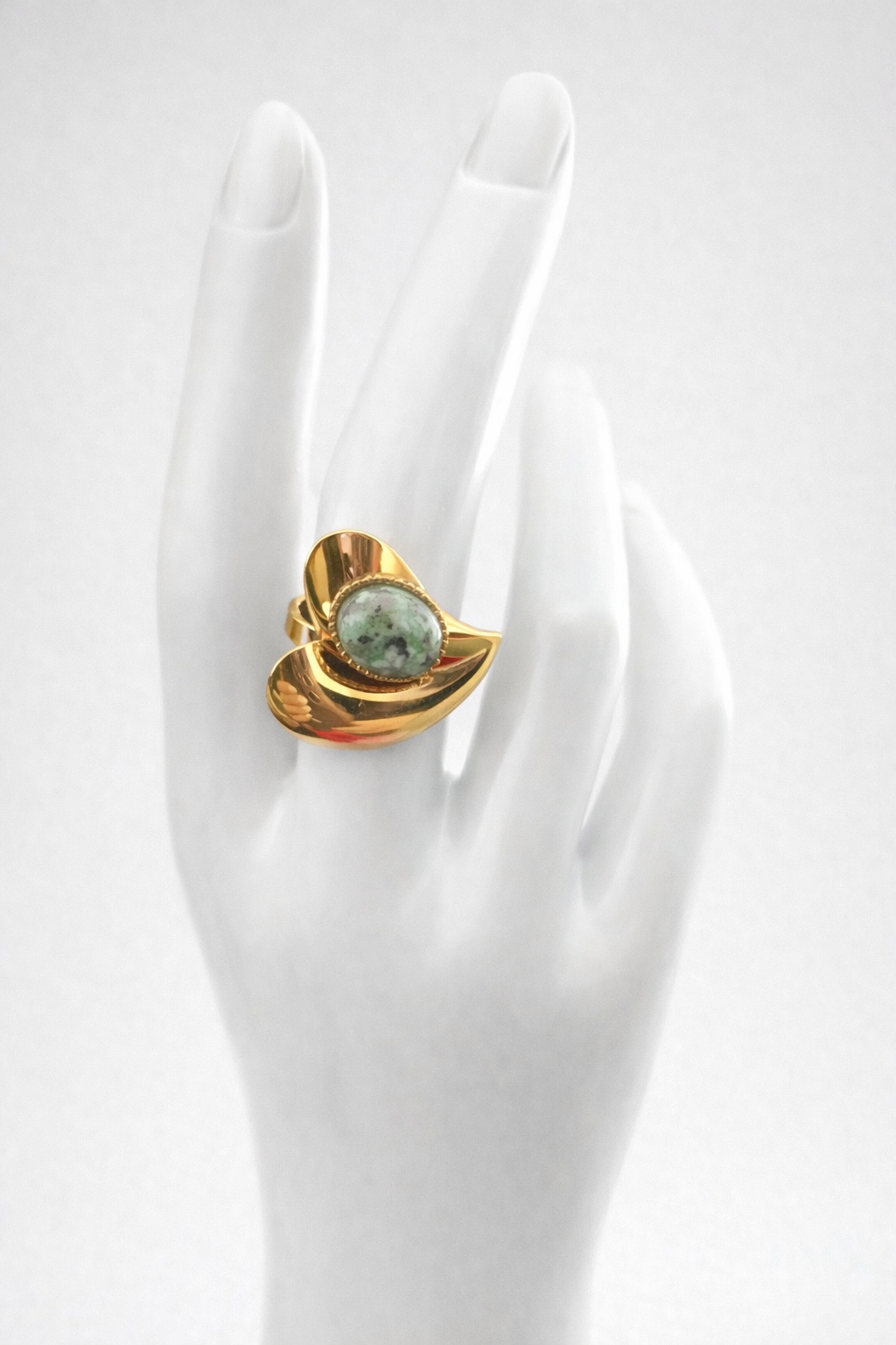 Bague Amour verte 💚