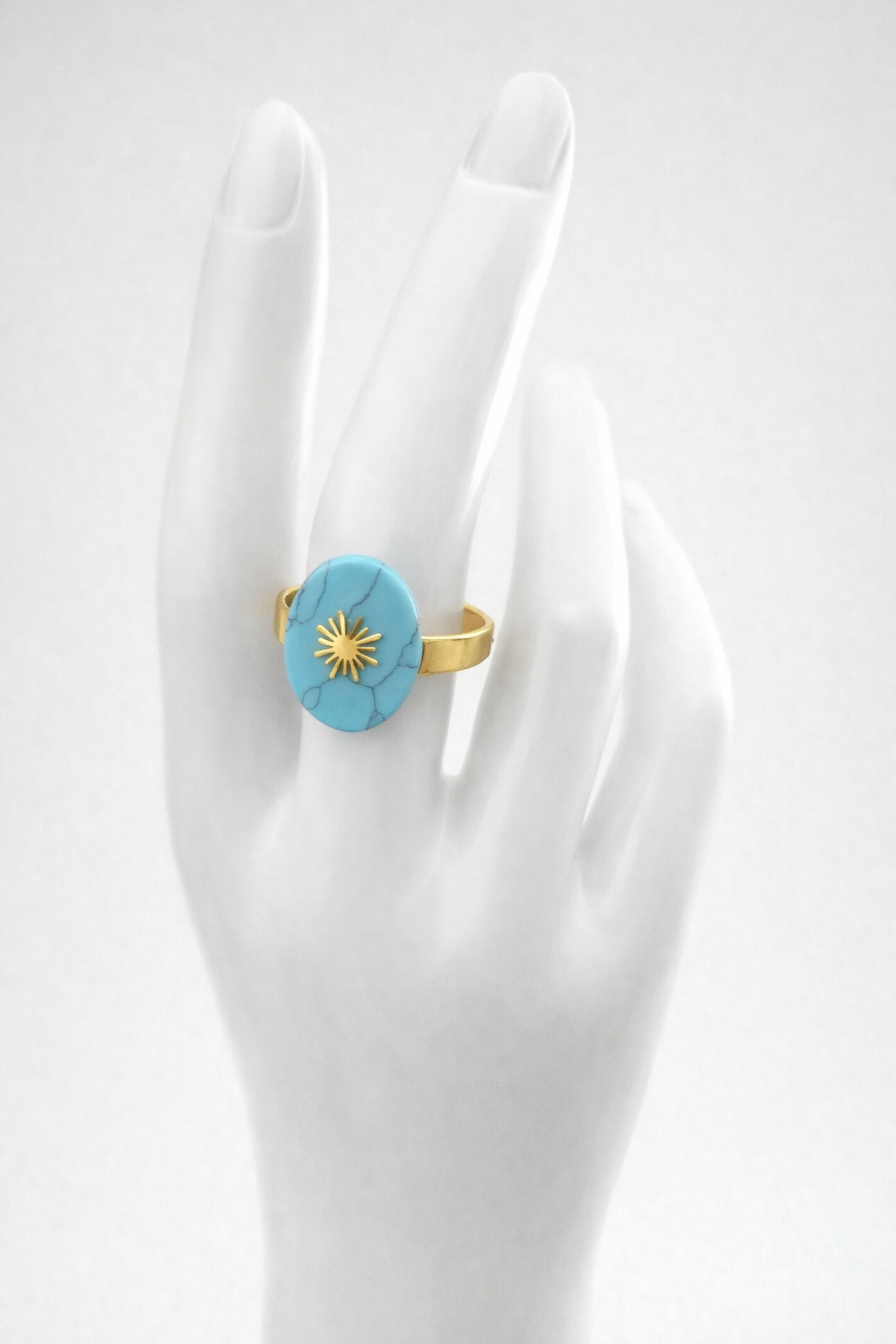 Bague Victoria bleue