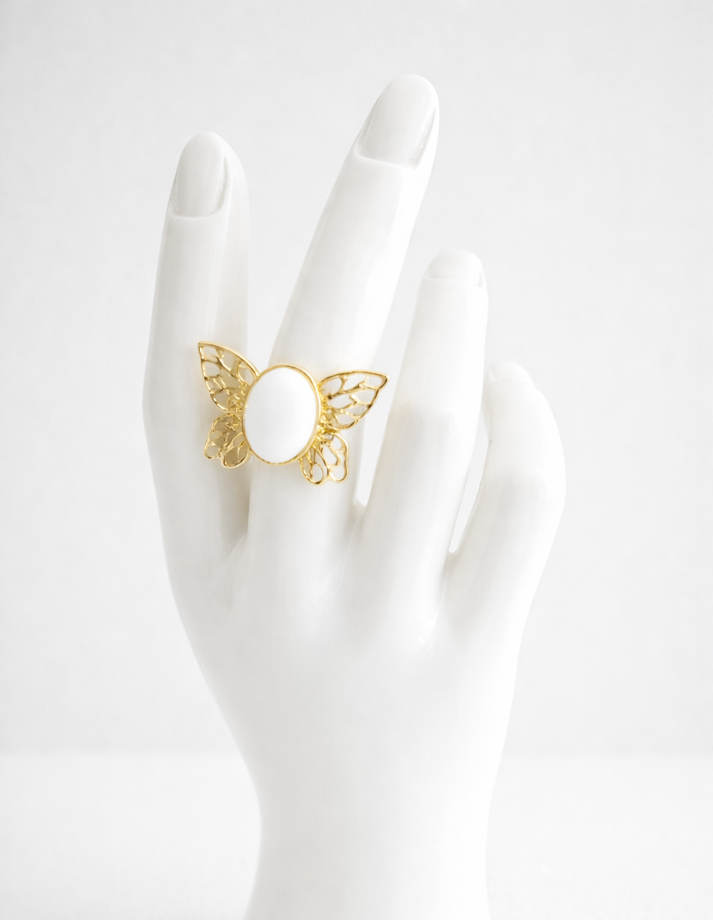 Bague Papillon blanc 🦋