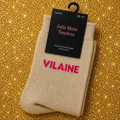 Chaussettes à paillettes - Jolis mots tendres