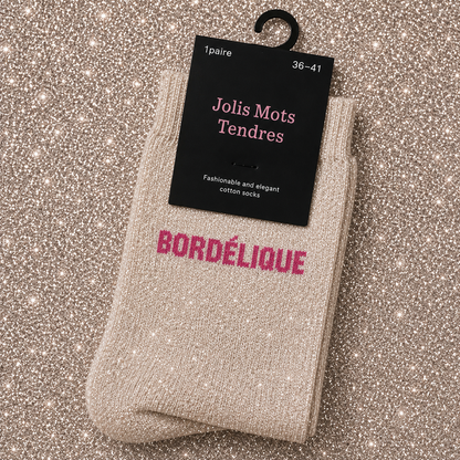 Chaussettes à paillettes - Jolis mots tendres
