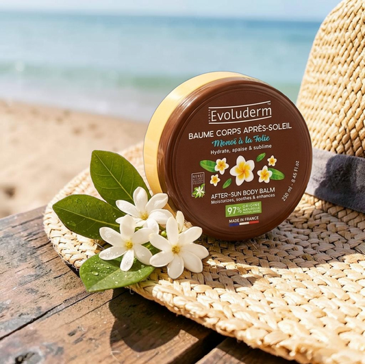 Baume pour le corps après-soleil monoï