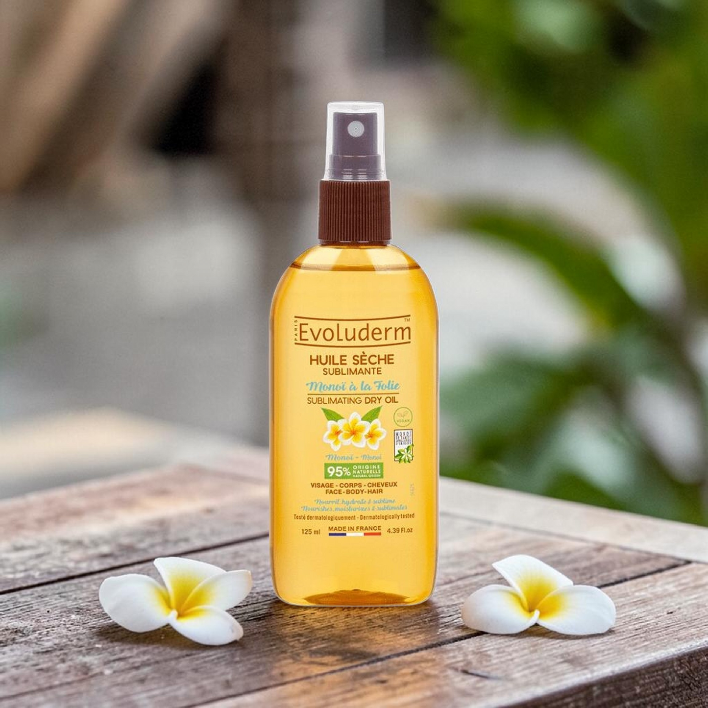 Huile sèche sublimante monoï