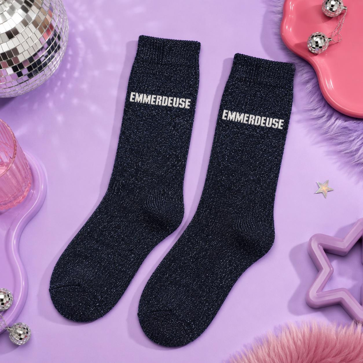 Chaussettes à paillettes - Jolis mots tendres